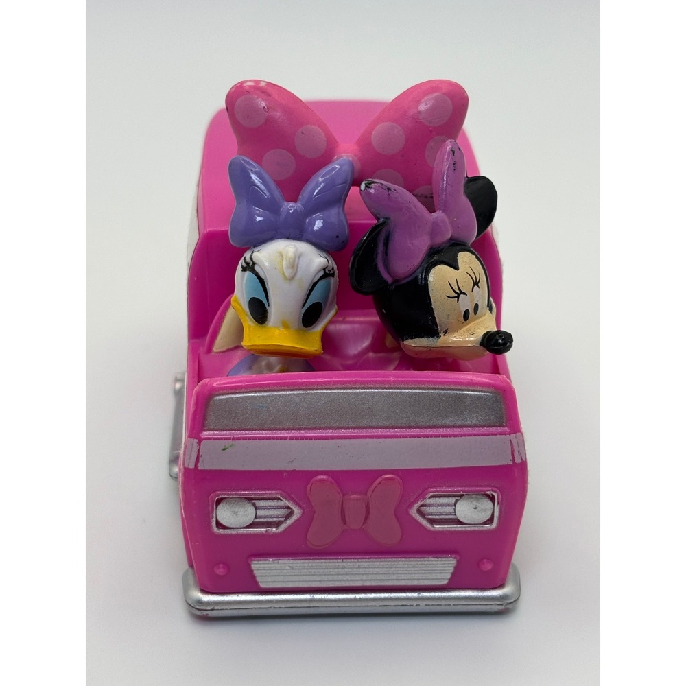 Disney Minnie Mouse Daisy Duck Pink Van Diecast Toy Car Bow-Tique DP3